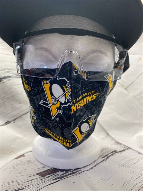 Pittsburgh Penguins NHL face mask | Etsy