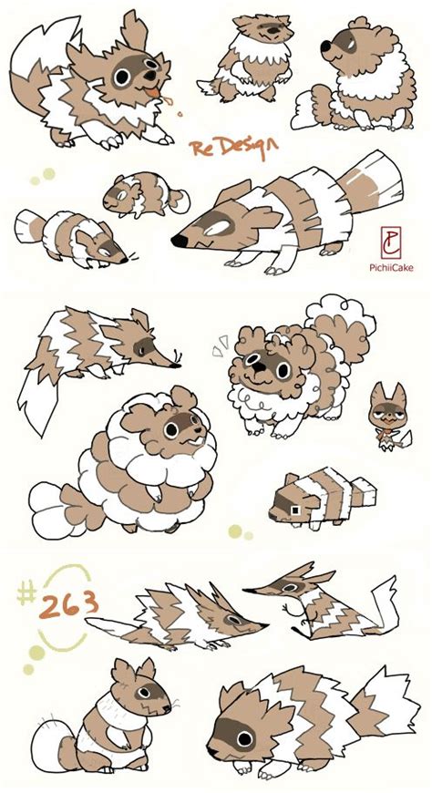 Zigzagoon Re-design by PichiiCake on DeviantArt | Cute pokemon wallpaper, Cute pokemon pictures ...