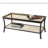 Amazon.com: Console Table for Entryway Glass Top Modern Hall Room ...