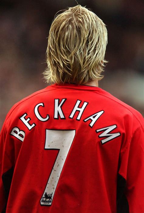 David Beckham No 7 Shirt | David beckham manchester united, David ...