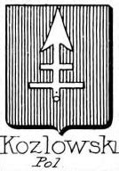 Kozlowski Family Crest, Coat of Arms and Name History