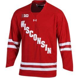 Wisconsin Badgers Under Armour Youth Hockey Jersey | UWshop.com