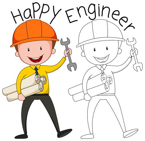 Doodle graphic of engineer 519072 Vector Art at Vecteezy