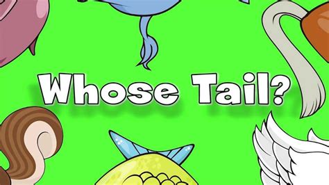 Whose Tail? | Kids songs, Animal activities for kids, Preschool songs