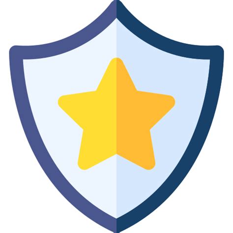 Police badge Basic Rounded Flat icon