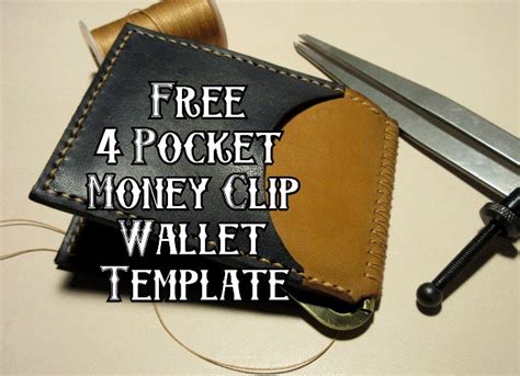 Leather Money Clip Wallet Template | Literacy Basics