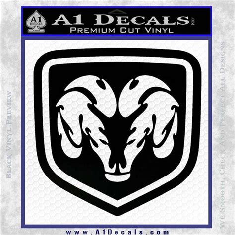 Ram Emblem Decal Sticker S7 » A1 Decals