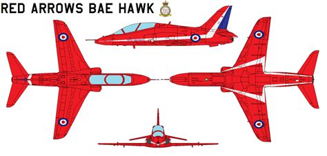 Red Arrows BAE HAWK by bagera3005 on DeviantArt