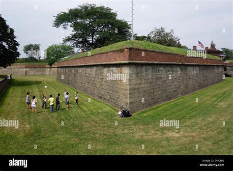 Fort Jay on Governors Island New York Stock Photo - Alamy