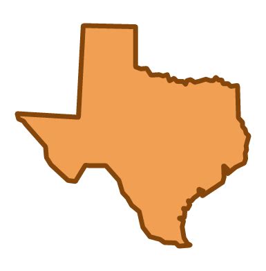Outline Of The State Of Texas | Free download on ClipArtMag