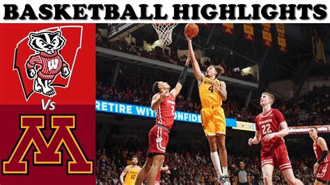 Wisconsin at Minnesota Basketball Highlights - CLOSE GAME ALERT! - YouTube