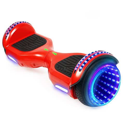 Hoverboard 6.5" Two-Wheel Self Balancing Hoverboard with LED Lights Electric Scooter and ...