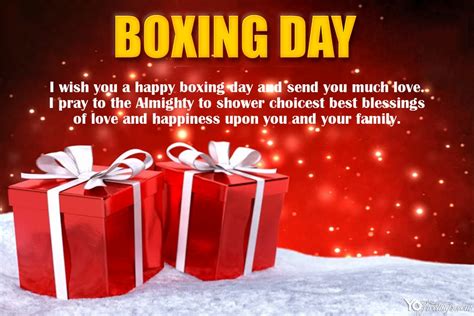 Beautiful Boxing Day Greeting Card Online