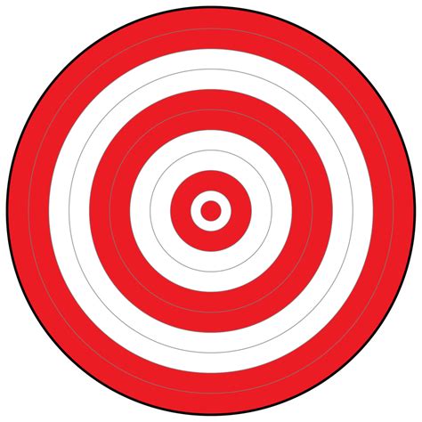 All Red Bullseye Target | Easy Eye Outdoors - ClipArt Best | Bullseye ...