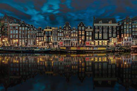 Amsterdam Night Wallpapers - 4k, HD Amsterdam Night Backgrounds on ...