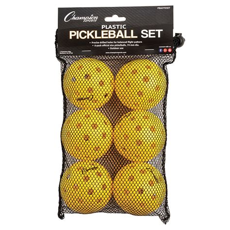 Recreational Outdoor Pickleball Set - CHSPB6OTDSET | Champion Sports ...