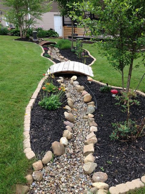 25 Dry River Bed Landscaping Ideas For 2024 - A Nest With A Yard | Rock ...