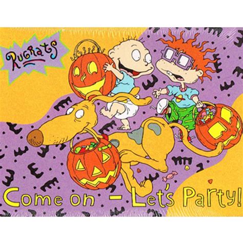 Rugrats Halloween Invitations w/ Envelopes (8ct)