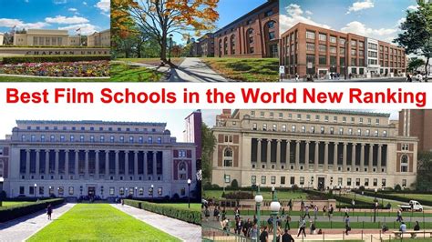 Best FILM SCHOOLS IN THE WORLD New Ranking | Toronto Film School - YouTube