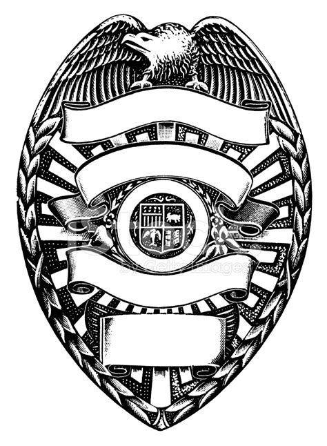 Drawing A Police Badge