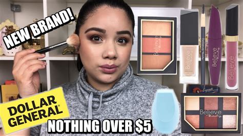 BELIEVE BEAUTY DOLLAR GENERAL MAKEUP | NOTHING OVER $5 - YouTube