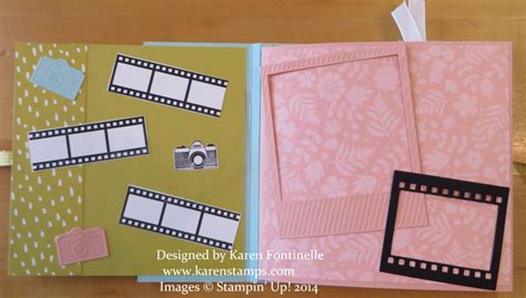 Decorated Flip Album | Stamping With Karen