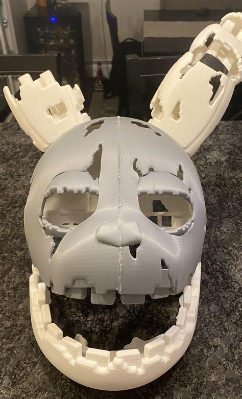 Just finished 3d printing a Springtrap mask now I just need to get the ...