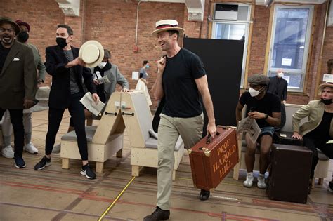 Step Into Rehearsal for The Music Man with Hugh Jackman & Sutton Foster ...