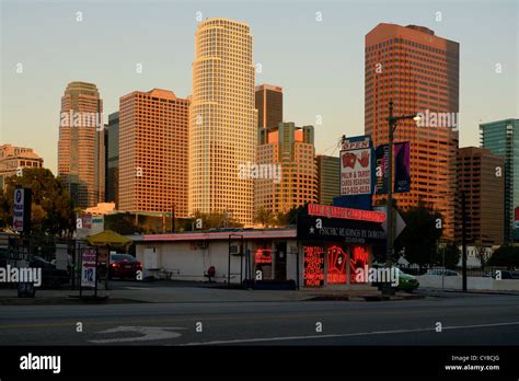 los angeles downtown psychic Stock Photo - Alamy