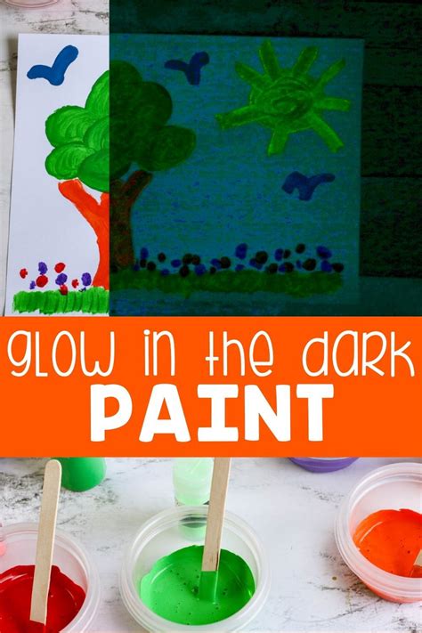 Easy DIY Glow in the Dark Paint for Kids | Life Over C's