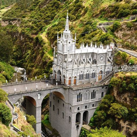 Las Lajas Sanctuary Pasto, Colombia tree outdoor grass building ...