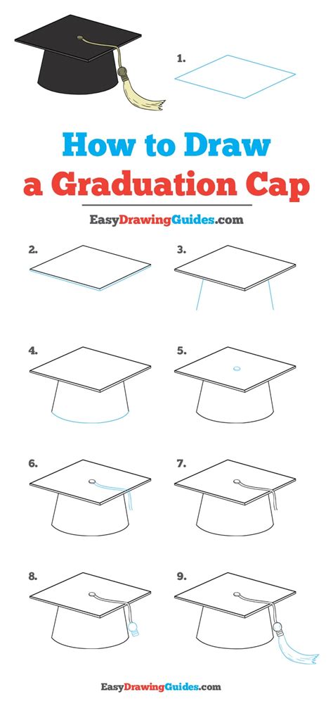 How To Draw A Graduation Cap at Drawing Tutorials