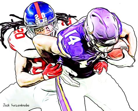 Nfl Player Drawings | Free download on ClipArtMag