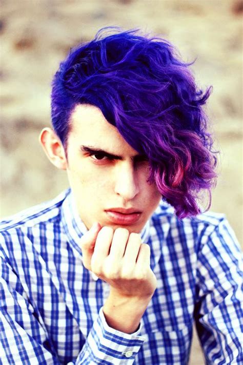 Guys with Green and Purple Hair - Bing Images | We Heart It