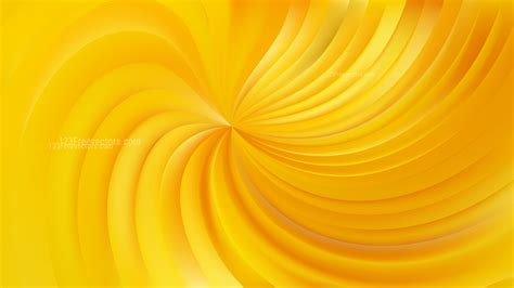 Abstract Yellow Swirl Background