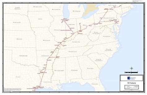 Enterprise TEPPCO Pipeline System Map