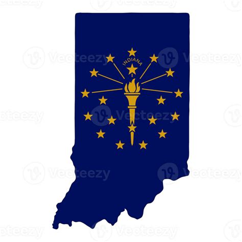 Indiana Flag - State of America 26804021 PNG