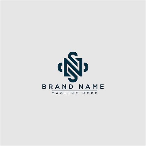 Premium Vector | NS Logo Design Template Vector Graphic Branding Element.