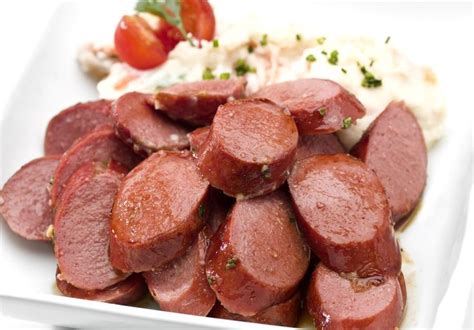 Sliced Knackwurst german sausages | Recipes, Appetizers for party, Kielbasa appetizer