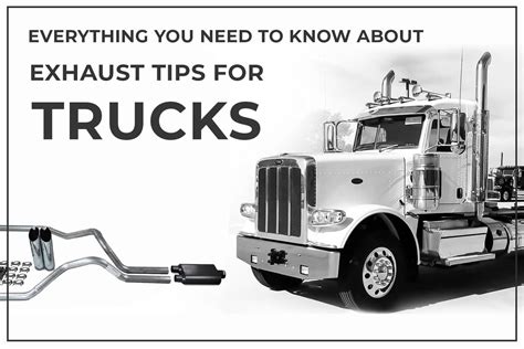 Everything You Need to Know About Exhaust Tips for Trucks