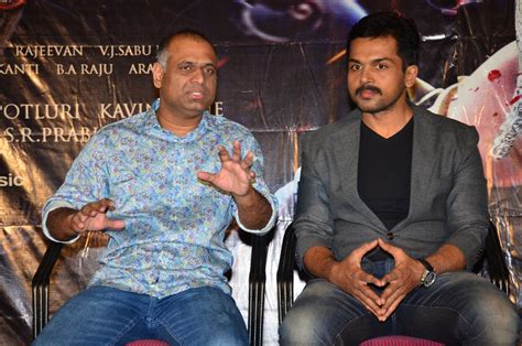 Kashmora Movie Press meet 2 : kaashmora on Rediff Pages