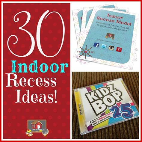 30 Indoor Recess Ideas! | Organized Classroom | Teaching classroom management, Classroom fun ...