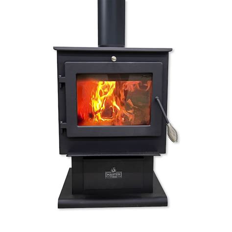 Master Forge 2500-sq ft Heating Area Firewood and Fire Logs Wood Stove at Lowes.com