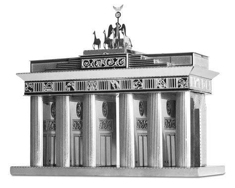 Metal Earth Brandenburg Gate 3D Metal Landmark Model Kits Office Decor - Innovatoys