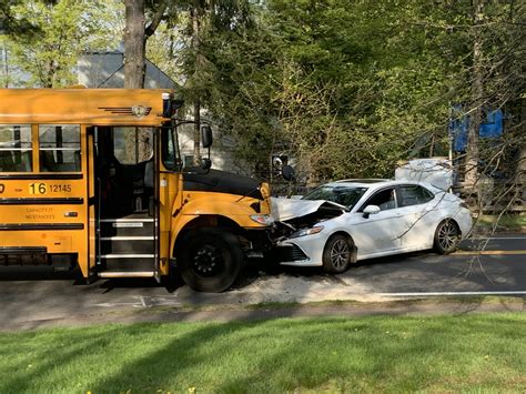 Police: School Bus and Car Collide Head-On in West Hartford - We-Ha ...