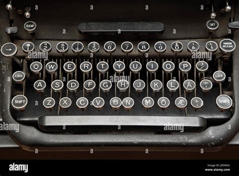 Typewriter Keyboard High Resolution Stock Photography and Images - Alamy