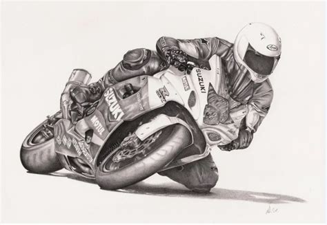 Free shipping,motorcycle,bike,racing,drawing,HOME WALL Decor Prints Realistic Oil Painting ...