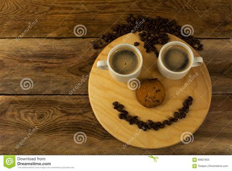 Funny coffee cups stock image. Image of latte, espresso - 69827855