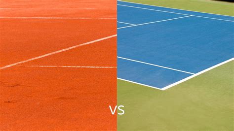 Clay Courts vs. Hard Courts - The Difference, Pros & Which is Right For You?