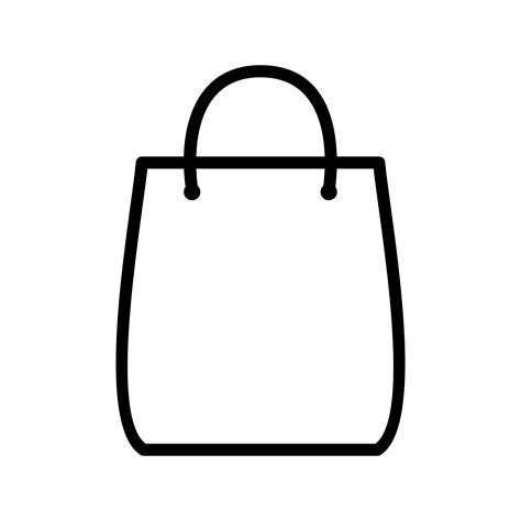 Shopping Bag Icon Vector Illustration 422881 Vector Art at Vecteezy